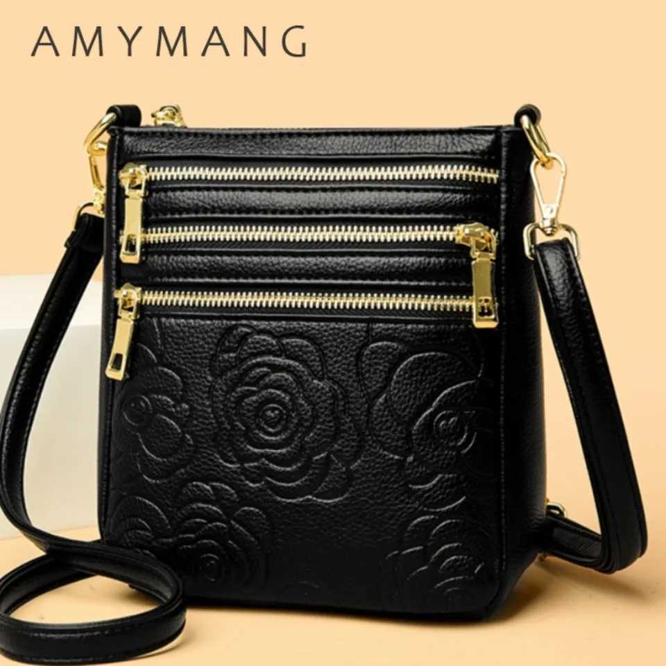 Three Zippers Design Crossbody Bags for Women Soft Leather Handbags High Quality Shoulder Bag Bolsa Women Messenger Bags SacW251101