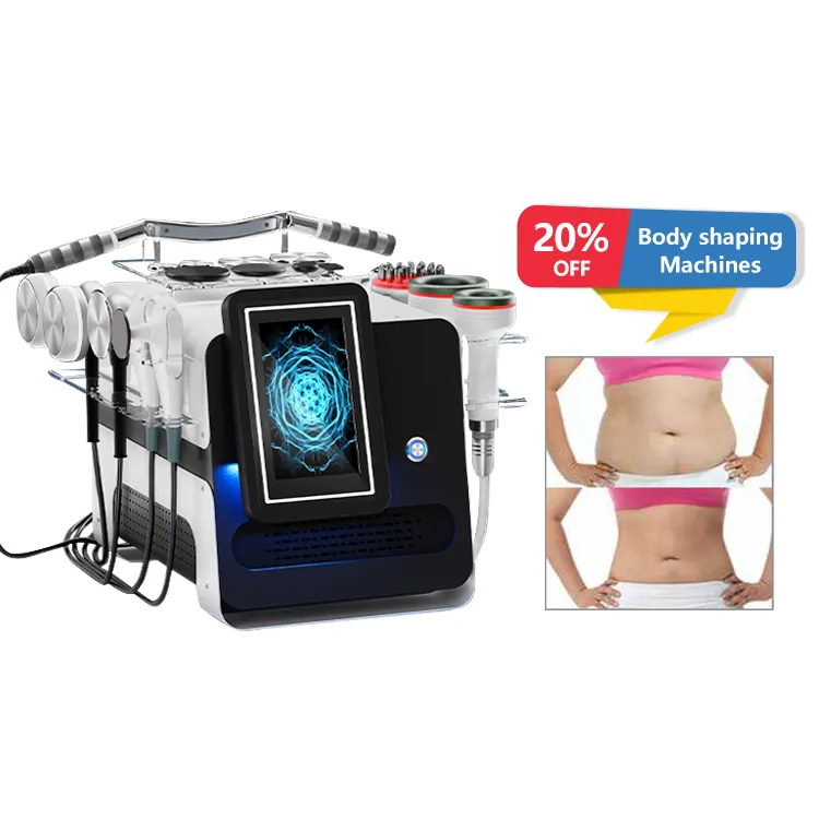 New 2026 Upgrade 448K Radio Frequency Face Lifting Skin Tightening Thermal Diathermy 9 Handles + EMS Pads Lymph Drainage Body Contouring Fat Loss Mach