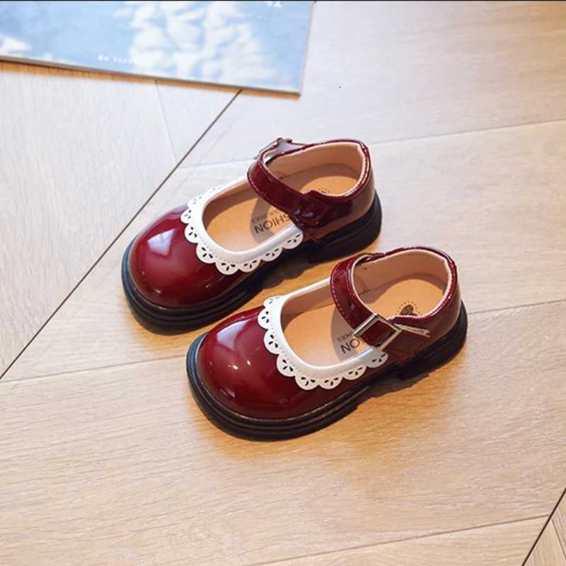 Girls leather shoes autumn new girl princess shoe lace shoes for girl stylish children single shoe comfortable kids shoes T251101