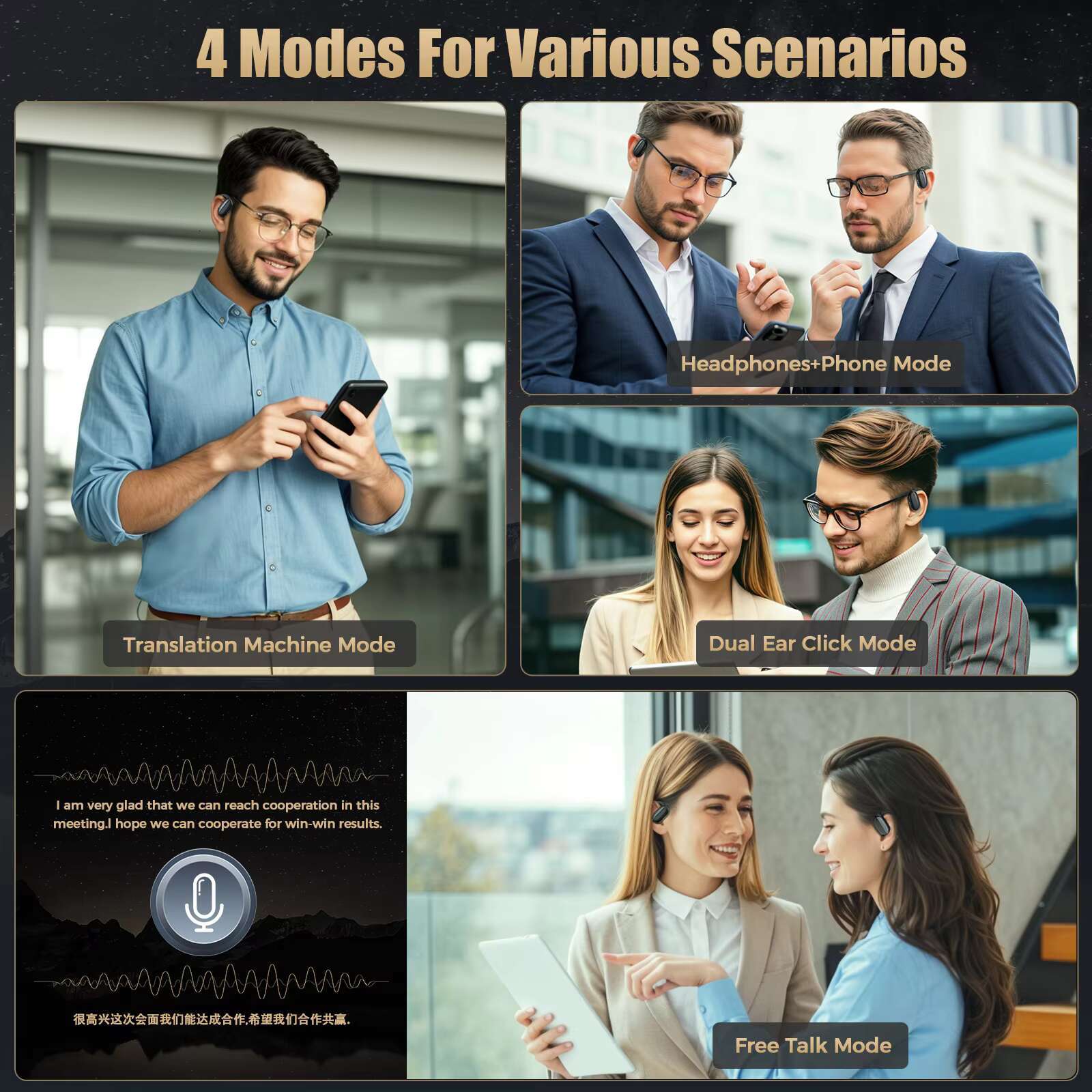 Ai Translator 135 Languages TWS Headphones with Touch-Screen & Noise Cancelg Features R1pro Wireless Earbuds