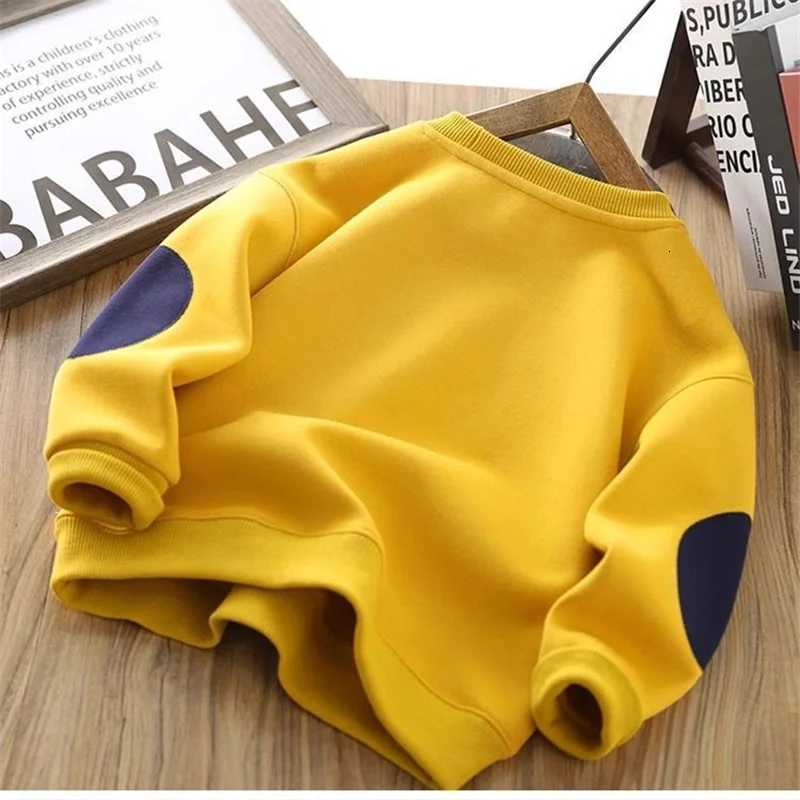 Kids Casual Sweatshirt Spring Autumn Boys Girls Round Neck Overhead Letter Print Pullover Long Sleeve Coats Children ClothesT251101