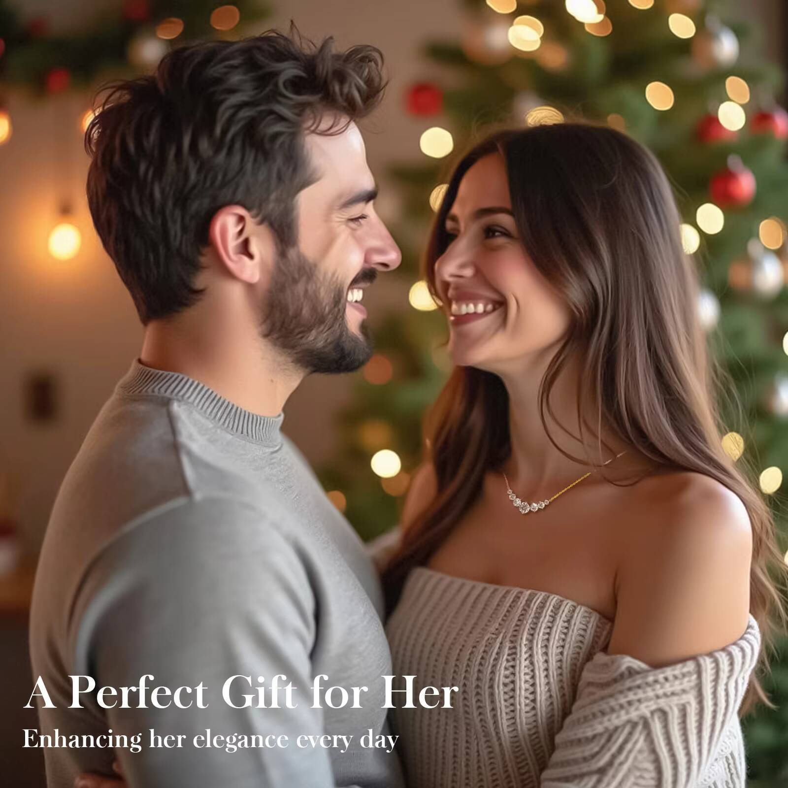 Mossanite Charm Gifts 14K Gold Plated Solid 925 Sterling Silver 50CT GRA VVS Moissanite Lab Diamond Pendant Necklace for Women