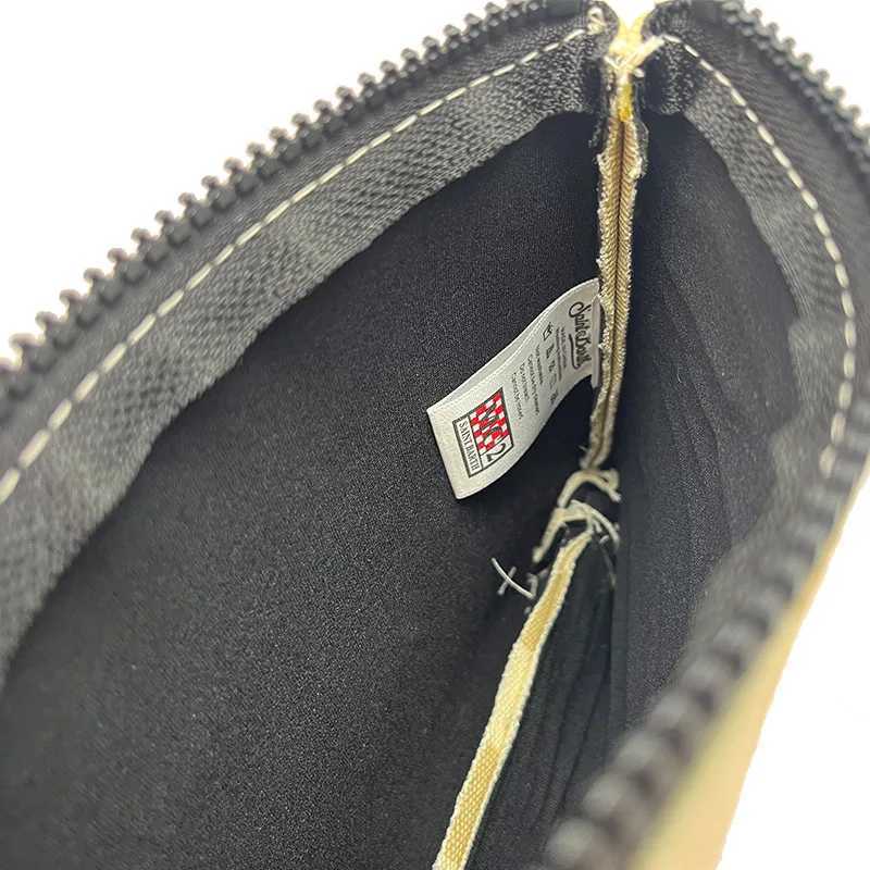 SAINT BARTH 2025 New Striped Canvas Handbag for Women European and American Clutch Bag Diving HandbagC250401