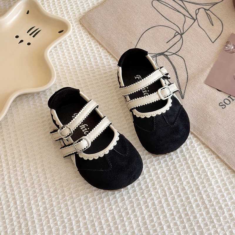 2025 Children Leather Shoes for Girls Spring Autumn New Fashion Korean Style Soft Bottom Antislippery Versatile Princess ShoesT251101