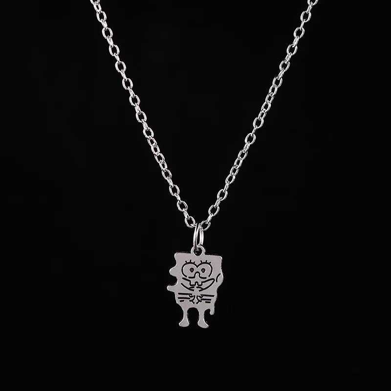 2 Pcs/ Set Fashion Best Friends Honey Love Couple Pendant Necklace Choker Gift Friendship Jewelry WholesaleC250407