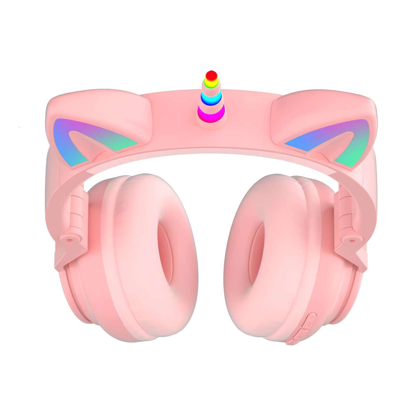 YUSONIC Cute Unicorn LED Light Wireless Earphones Blue-tooth TWS Headset for Kids Live Chat Gaming Headphone