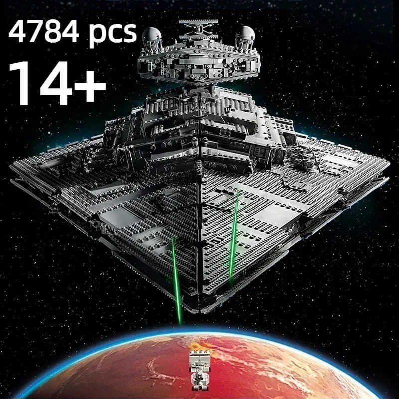 4784PCS MOC 75252 UCS Biggest EmperiAL Destroyer Building Blocks Model Bricks Toys Adults Kids Christmas Birthday Gifts T251101