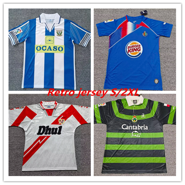 94/95 98/00 99/00 09/10 Balecano Getafe Santander Sporting Retro jersey, High Quality Retro T-shirt, Customizable