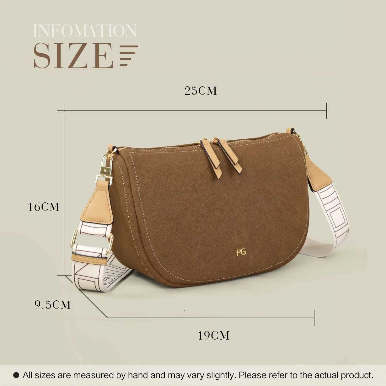 PG Highend dumplingshaped bag for Women 2025 autumn and winter fashion Shoulder Bag Designer Female Casual Shopping HandbagW251101