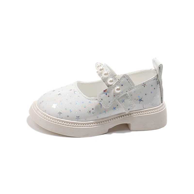 Girls Princess Shoes with Stars Kids Dance Shoes Round Toe for Party 2025 New Fashion Children Flat Shoes Nonslip Sweet CuteT251101