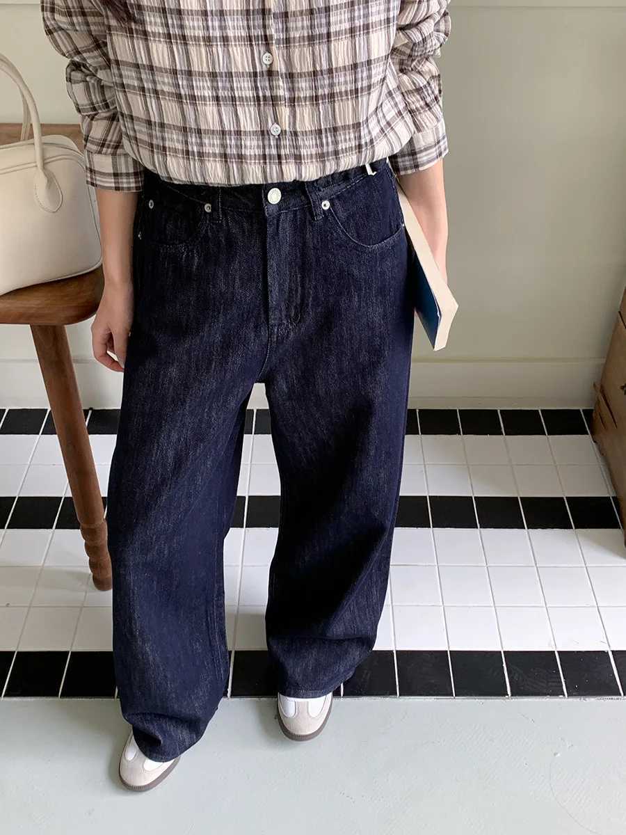 Autumn new denim pants and women wide leg straight leg jeans J251031
