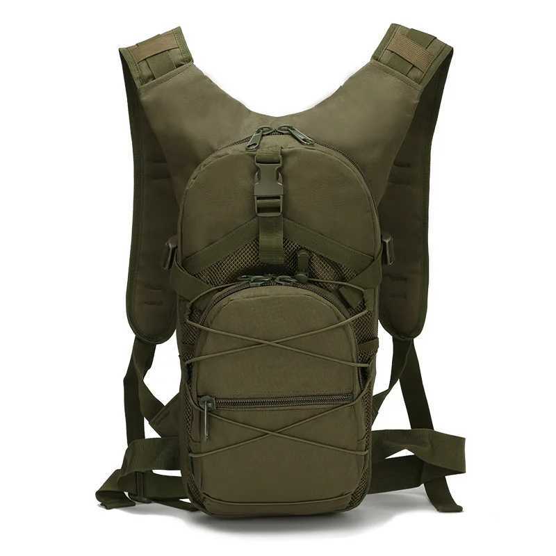 Oxford 15L Molle Tactical Backpack 800D Travel Hiking Bicycle Backpacks Outdoor Sports Cycling Climbing Trekking 3P BagC250407
