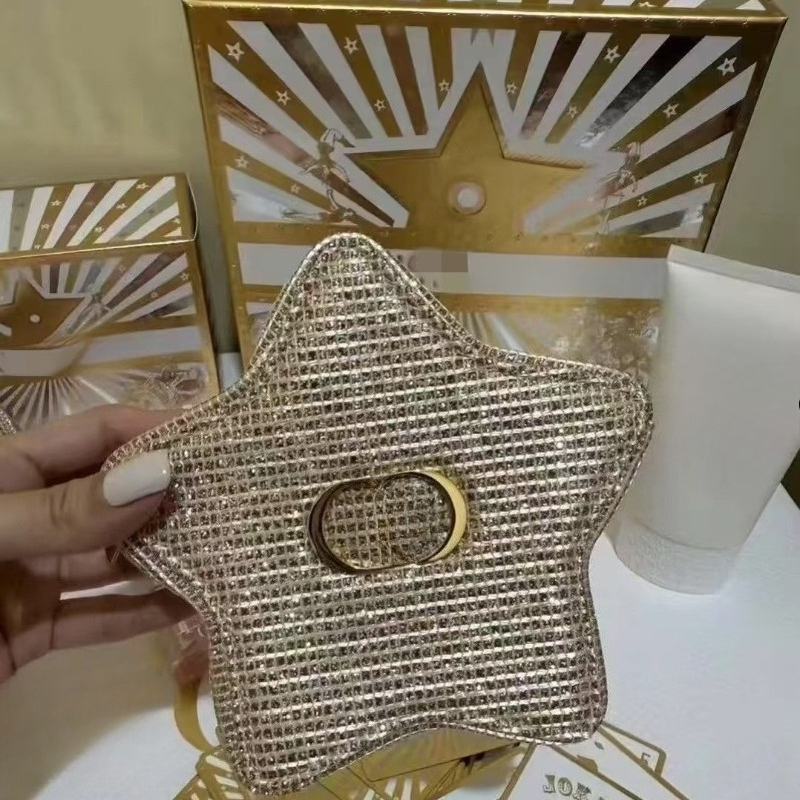 Storage Bags Christmas Limited Gifts Cosmetics Storage Bag Portable Large-capacity Star Bag