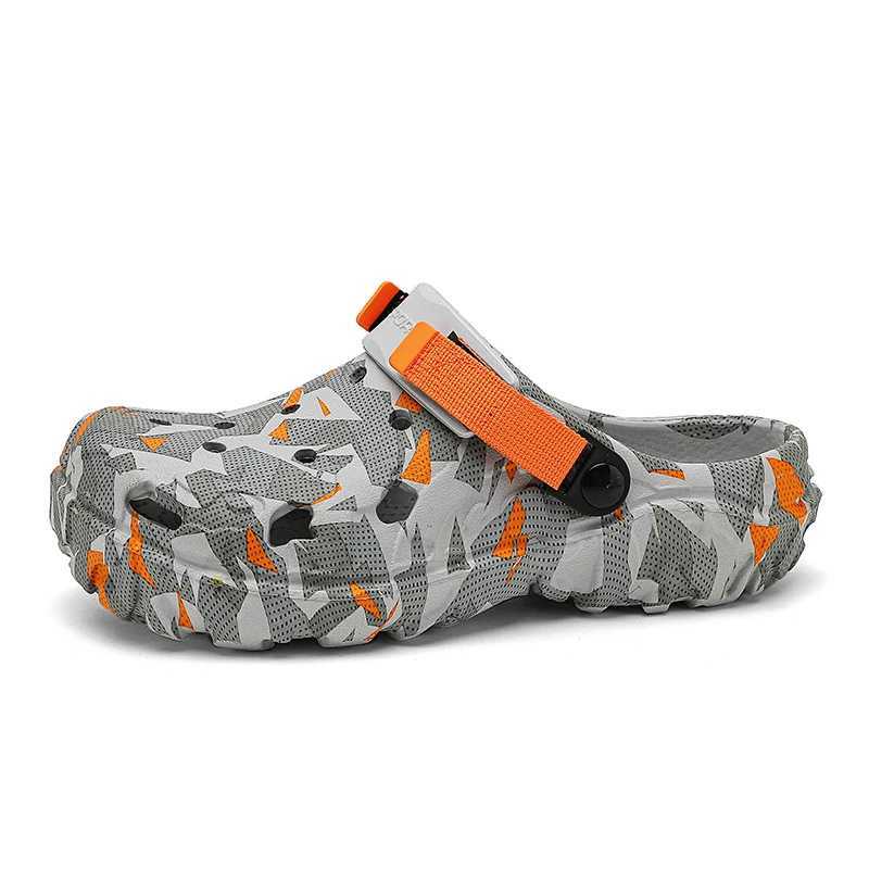 Mens summer slider Fi outdoor garden couple casual shoes Fi luxury sandals comfortable home soft slider 40-45XJ250401