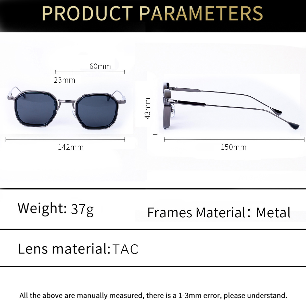 John Dalia Designer Sunglasses for Woman Fashion Sport Polarized UV Protection Goggle Beach Man Womens Trendy Mens Pink Black Sun glass 8 Colors