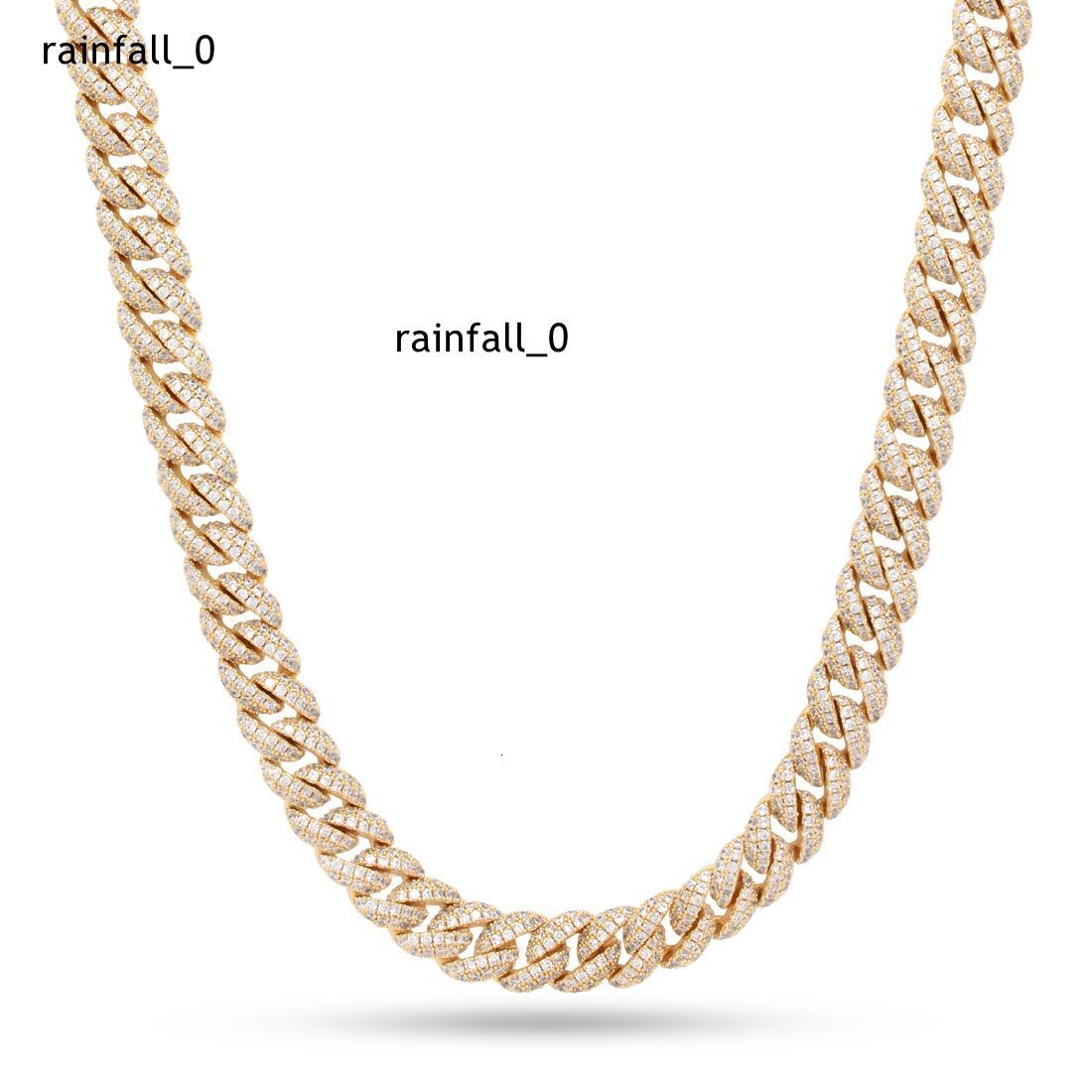 Custom Cuban Moissanite Diamond Mens Necklace Sterling Silver 925 Iced Out Hip Hop Jewelry Cuban Link Chain