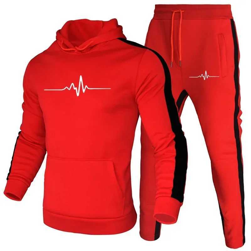 2025 New Mens Cycling Hoodie Set Comfortable Outdoor Sportswear Fashionable Breathable Casual Windproof Training HoodT251101