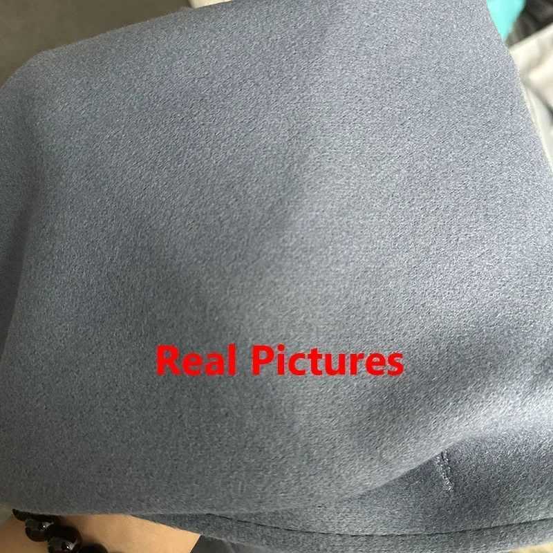 Autumn Winter Girls Chic Fashion MidLong Jackets Female Classic Woolen Blends Coats Clothes Women Leisure Daily CoatT251101