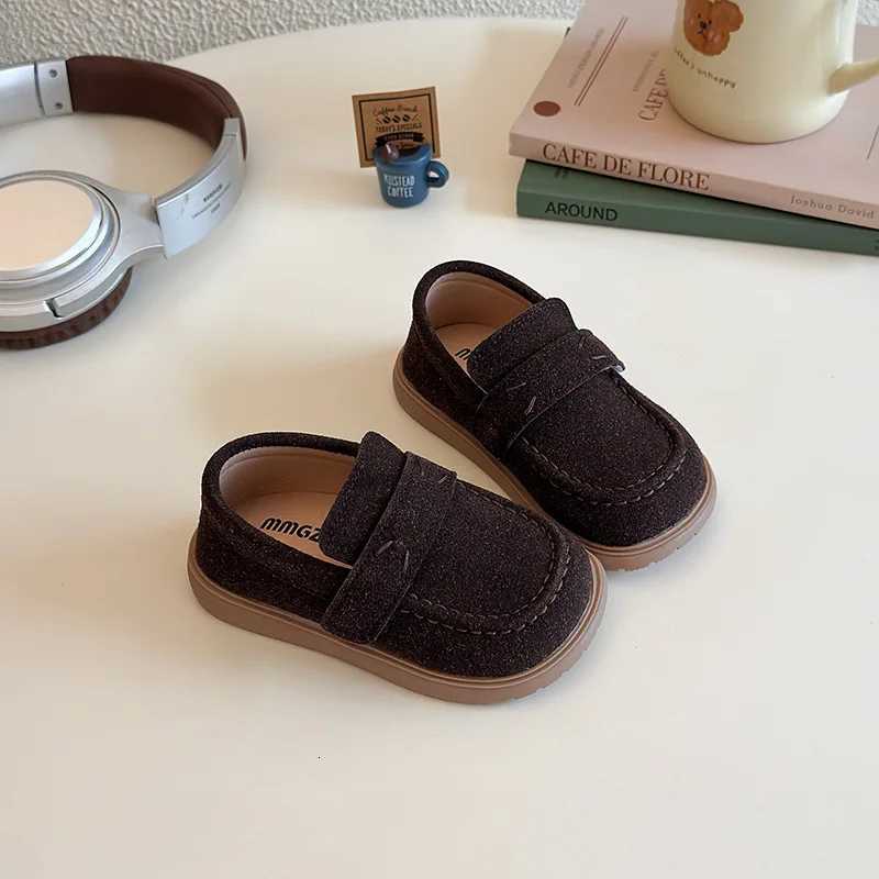 Brand Girl Shoes 2025 Autumn New British Child Leather Shoe Fashion Girl School Shoe Soft Sole Kid Shoes Casual Boy Shoe LoafersT251101