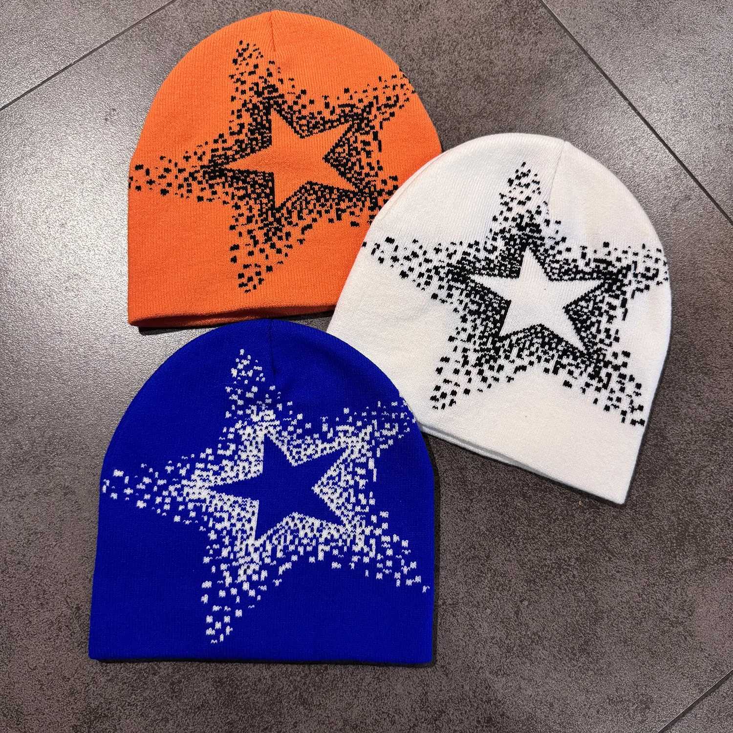 Beanies For Women Men Couple Y2K Hats Ins Fashion Bonnet Kpop Wool Skullies Hoods Lady Hats Accessories Gorro XJ251101