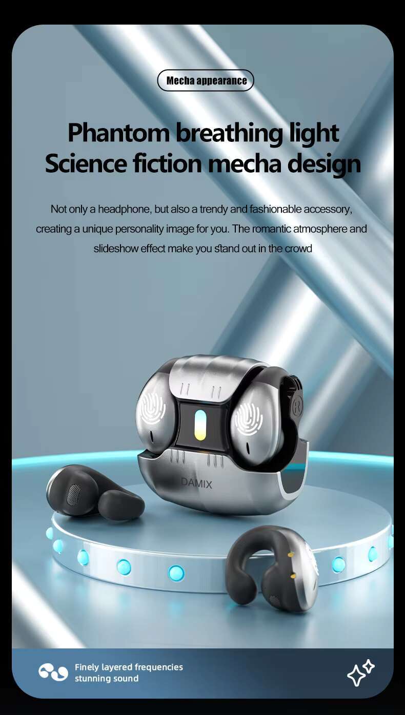 2025 New Cool nical Style AS-01 Gaming Headsets HiFi Headphone Earphone Headset TWS