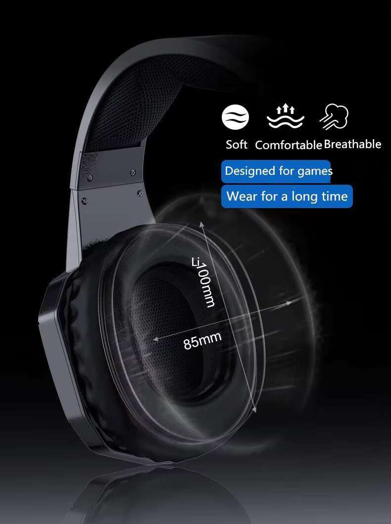 2020 Shenzhen Factory Newest Arrival Cool Comfortable Wearing USB Gaming Headphone With LED Light for Computer