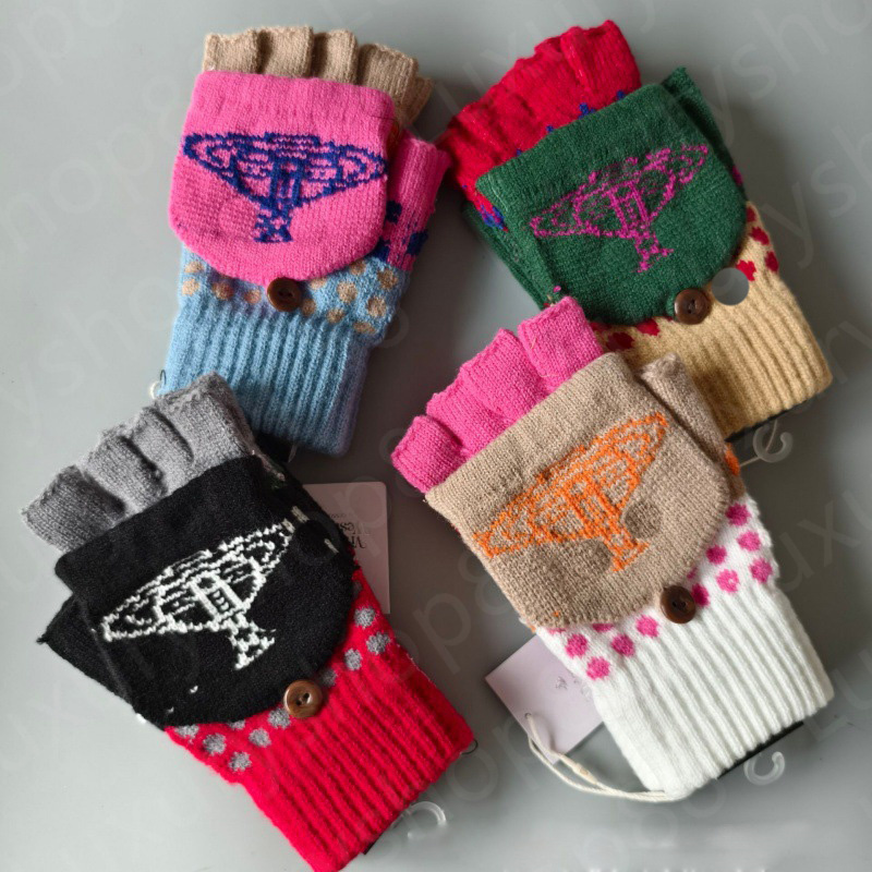 Luxury Gloves Designer Fashion Gloves Winter Warm Knitted Gloves Cold Proof Warmer Touch Screen Brand's Cashmere Gloves Women's Gloves Winter Accessories