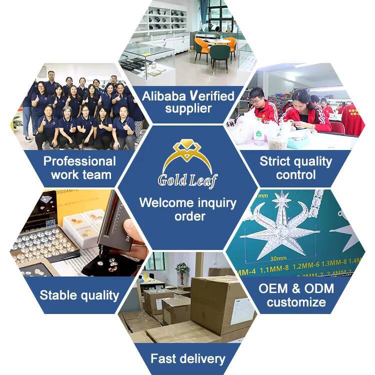 Goldleaf Fine Jewelry Hot Sale Classic 3mm5mm D Color VVS Moissanite Bracelet 925 Sterling Silver Gift Moissanite Tennis Chain