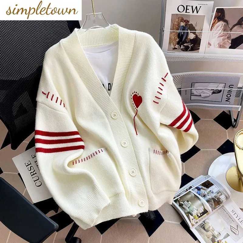 Gentle and Lazy Style Sweater Jacket Womens Spring and Autumn Loose Top New Korean Version Highend Knitted CardiganT251101
