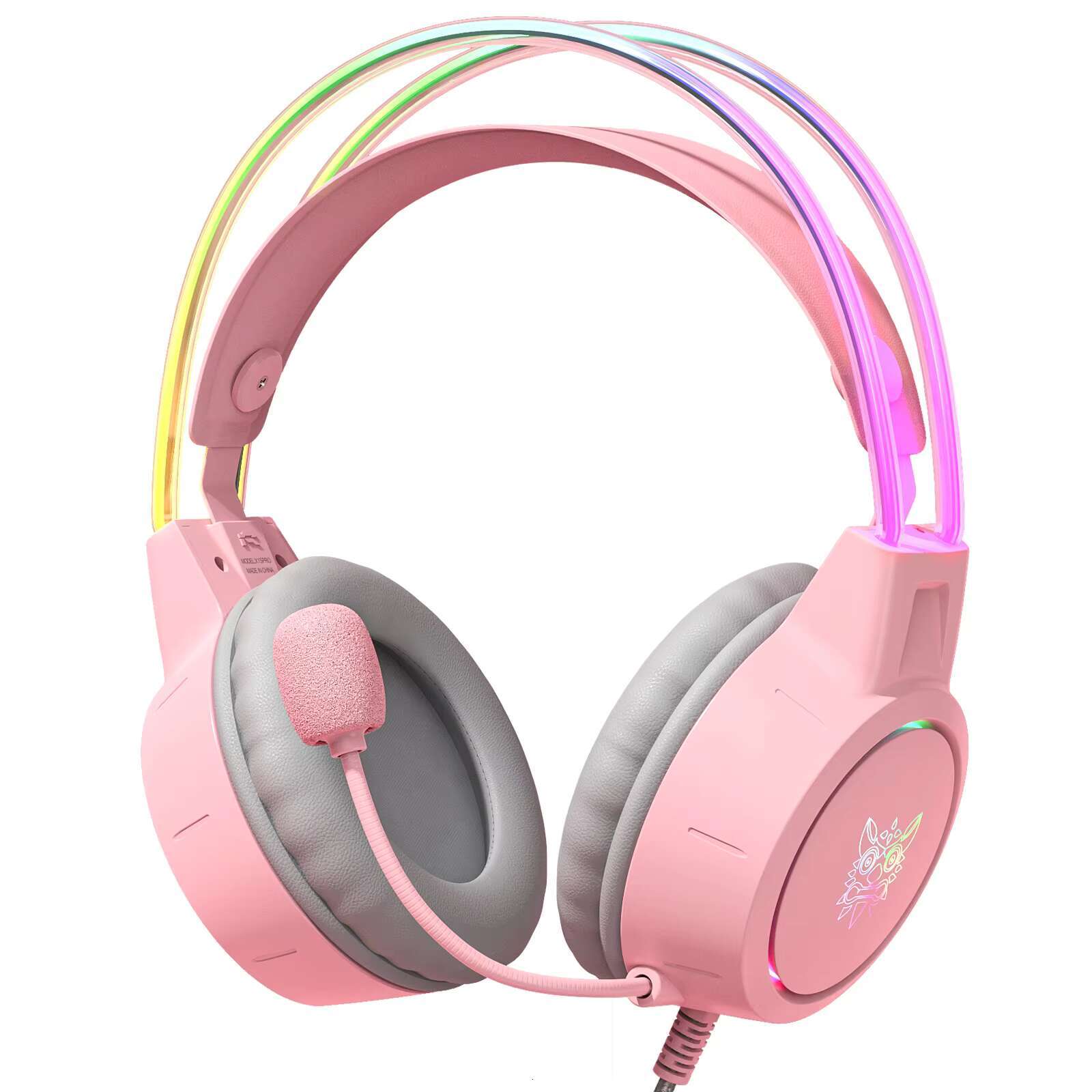 X15 Pro RGB Colorful Luminous Earphones with HD Flexible Microphone 3.5mm Wired Gaming Stereo Headphones for PS5 Mobile Computer