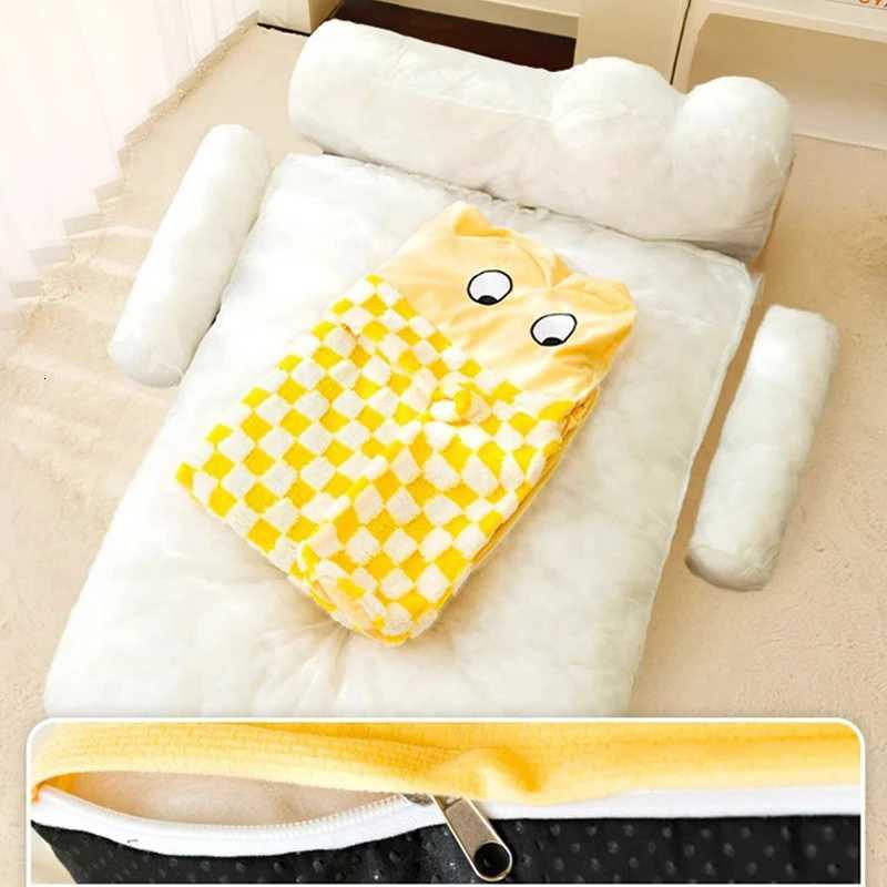 Warm Dog Sofa Bed Winter Pet Dog Cat Bed Sleeping House Kennel Mat Cat Puppy Mattress Pet House Cushion For Small Large Dogs C251101