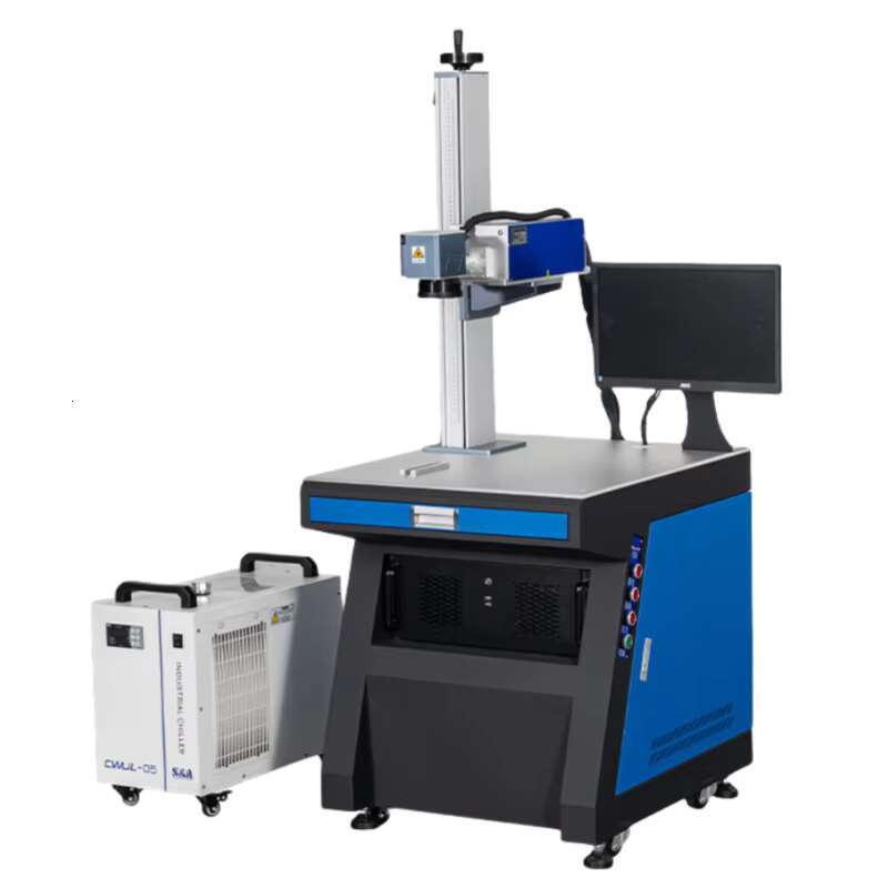 UV-10 10W UV Laser hine 355nm with 150mm Lens Water Chiller for Marking Bluetooth Headphones