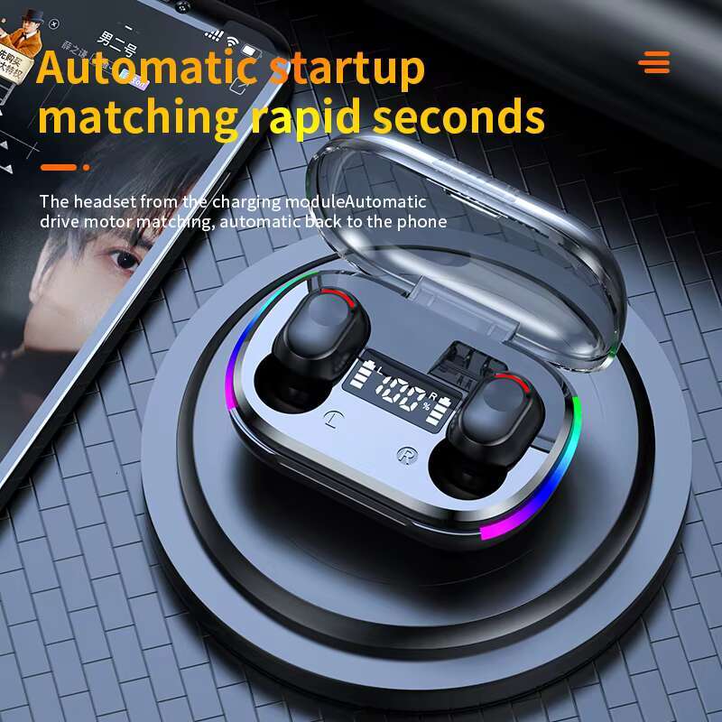 K10 TWS True Wireless Bt5.3 Earphone Touch Control Stereo Headset Sport Earphones Waterproof Earbuds LED Display