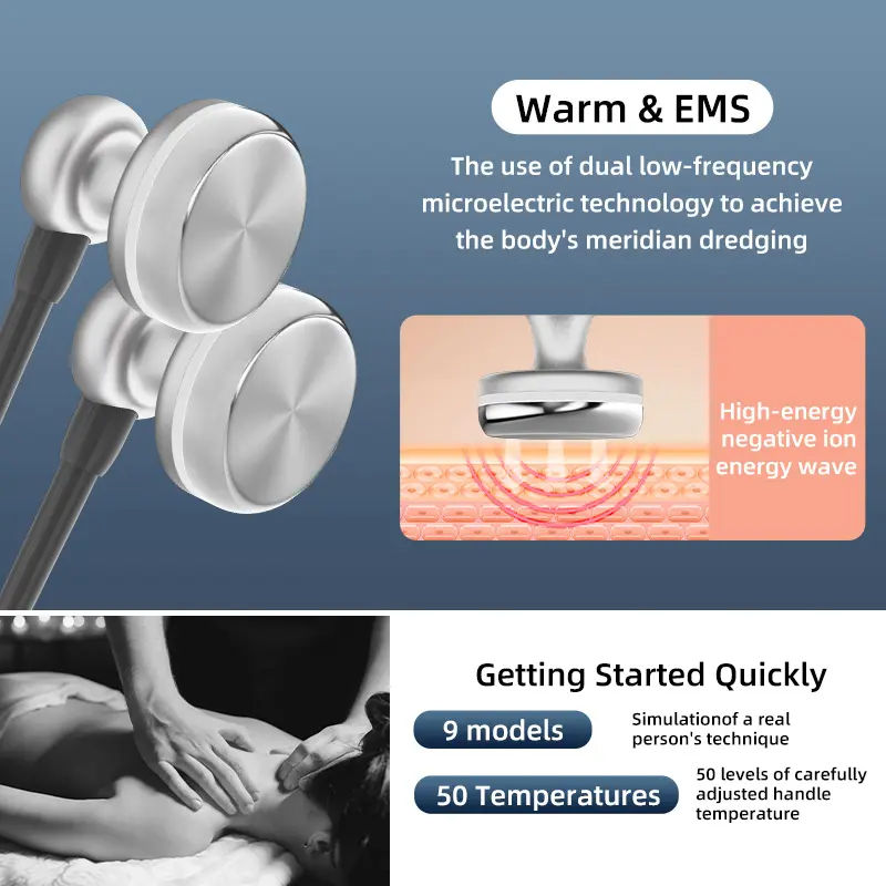 New 2026 Upgrade 448K Radio Frequency Face Lifting Skin Tightening Thermal Diathermy 9 Handles + EMS Pads Lymph Drainage Body Contouring Fat Loss Mach