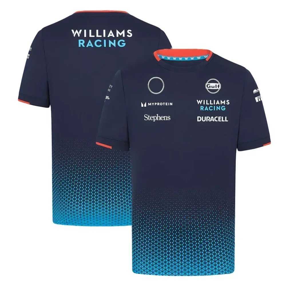 Men's T-Shirts New hot selling F1 racing Wear Williams 3D printed T-shirt Strt Sports summer mens oversized casual O-neck top H25331 63