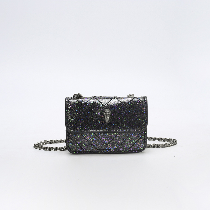 Mini Eagle Head Small Square Bag High Value Luxury Bag Designer Bag Niche Coin Purse Versatile Crossbody Bag Simple Clutch Bag Sequin Chain Bag