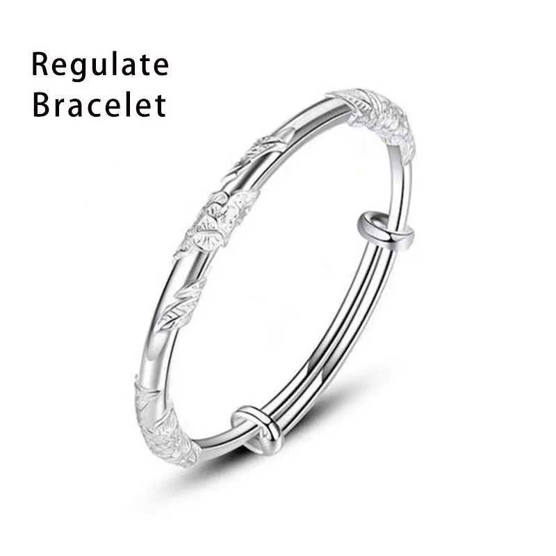 Original hot selling 925 silver bracelet 17cm to 21cm fashionable love bead snake chain bracelet DIY jewelry custom gift Y250329