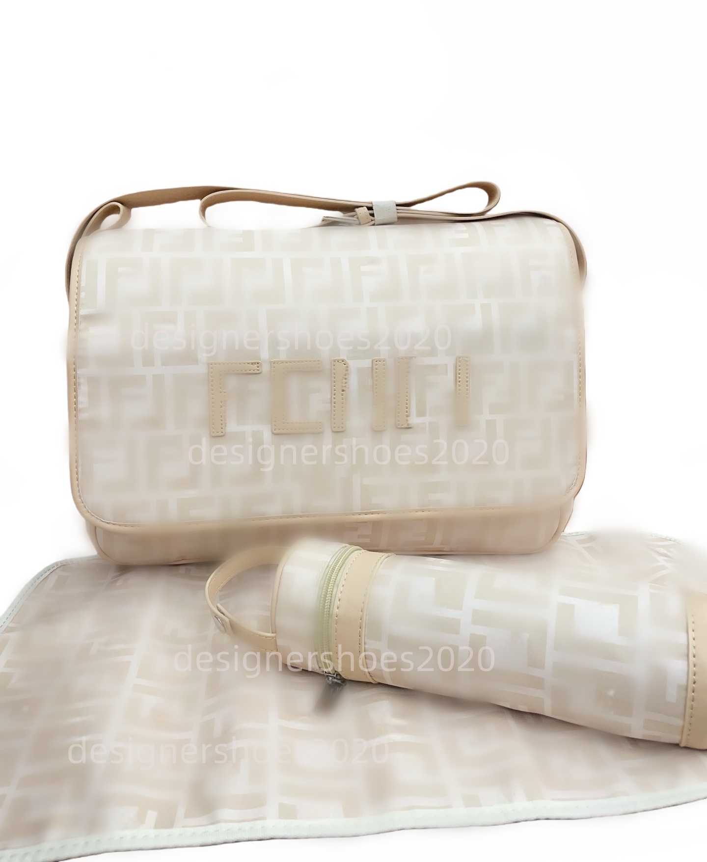 new Diaper Bag Black Baby Bag High Qualty Designer Kids Nappy Change Pram Large Nylon Gray Pink Brown Luxury Mommy Backpack