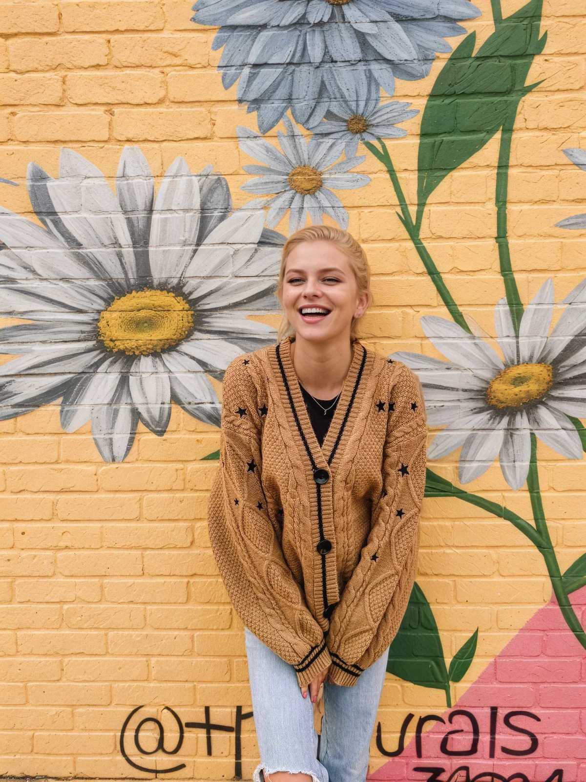 Unisex TS Fearless Cardigan Knitted Brown Valentine Gift VersatileT251101