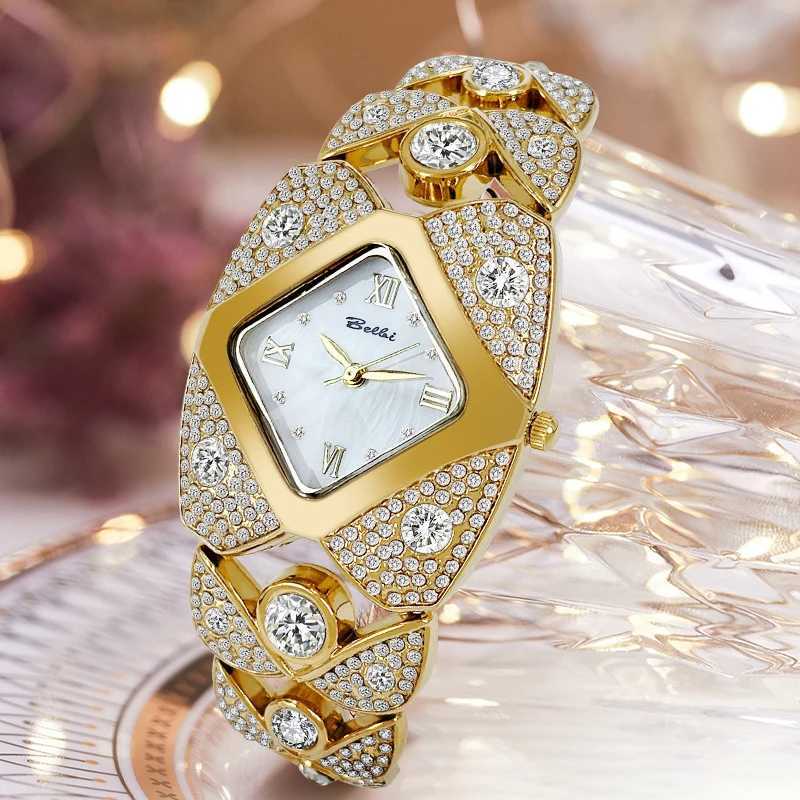 Unique Design Gold Women es 2025 New Luxury Brand Wrist es For Ladies Full Steel Women Quartz WristesW251031
