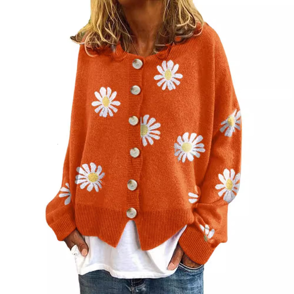 Jastie Cashmere Bandana Motif Fringed Cardigan Women V-Neck Tie Waist Long Sleeve Winter Sweater Knitwear Warm Thick Overcoat 201223
