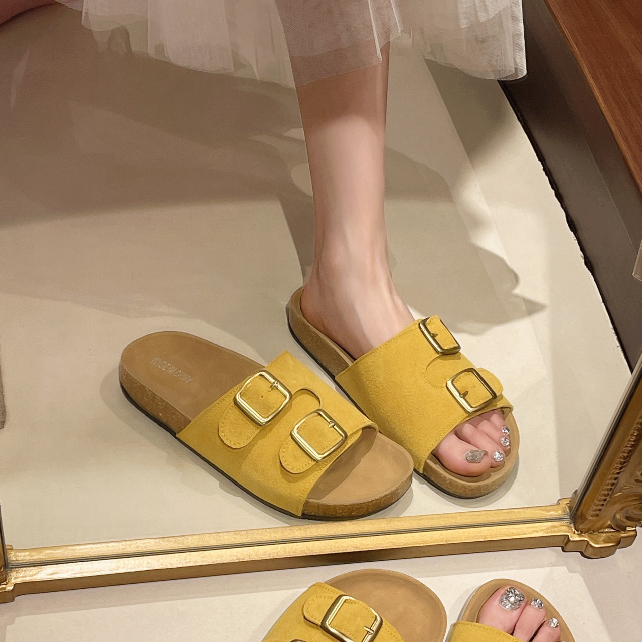 free shipping designer sandals clogs women slippers womens slides green yellow pink beige indoor outdoor casual shoe trainers sneakers 2025