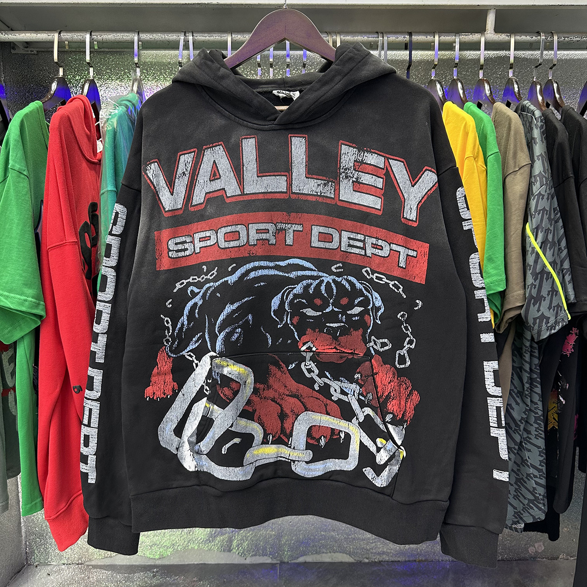 Vale Hellboy Hoodie Designer mens hoodies Luxury Women Sweatshirts High Quality Hooded O-Neck Fashion pullover Casual Hooded US size Wholesale mens hoodie jumpers