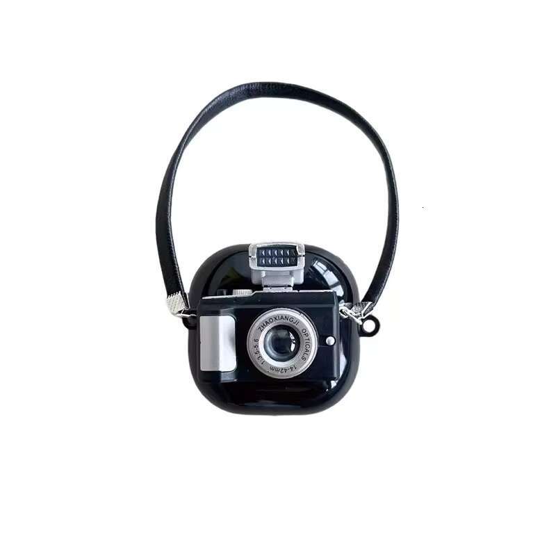 Retro Mini Camera Toys W/Strap Leather Soft Tpu Gel Silicone Headphone Earphone Accessories Case Cover for 12 3 Pro