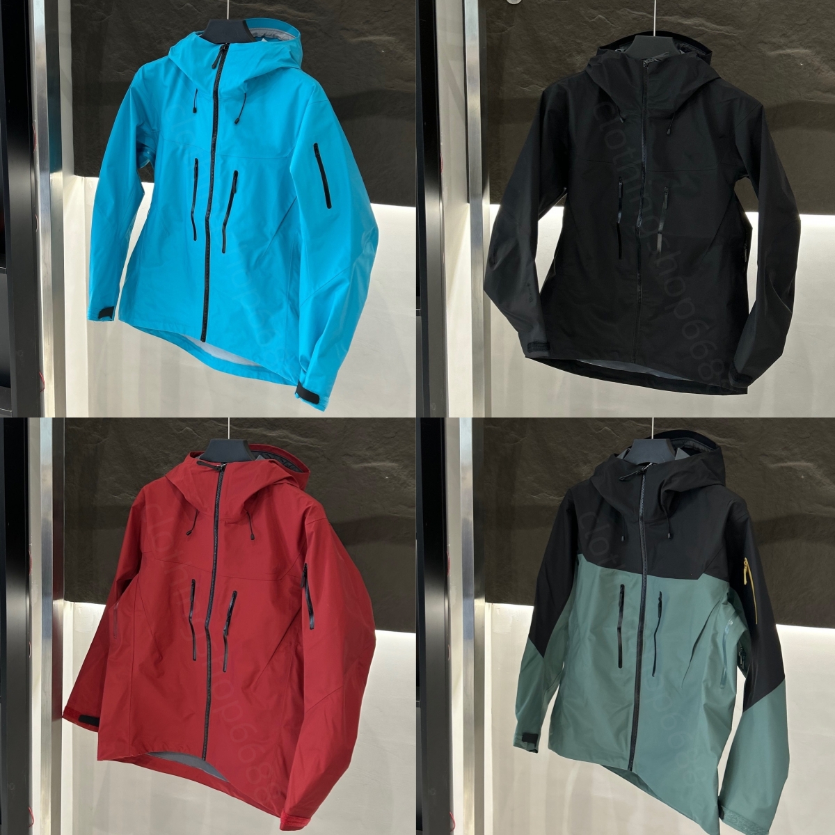 Men Jacket Three Layer Outdoor zipper jackets Windproof and waterproof mountain skiing warm designer LT SV jackets Lightweight Hiking