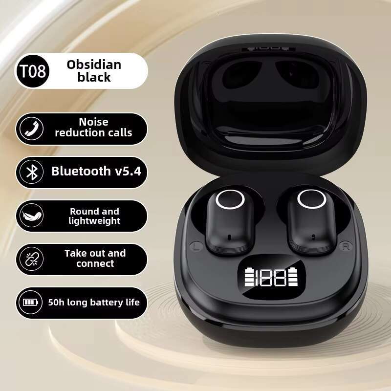 2025 Factory Direct New Wireless Bluetooth In-Ear Headphones LED Battery Super Long Life Noise Cancelg Gaming Headset