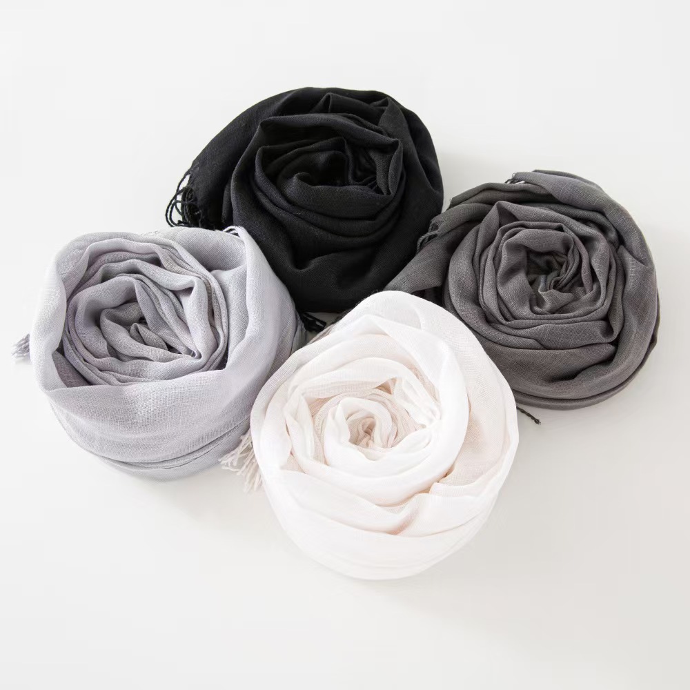 K276 Hot sale foreign trade autumn and winter style European and American pure color imitation cashmere long scarf versatile warm neck scarf monochrom