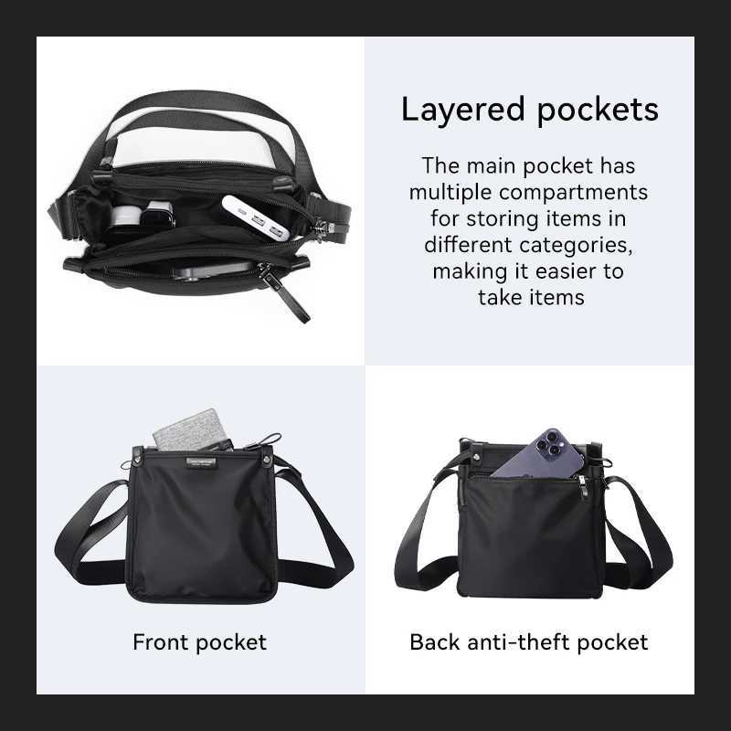 Mark Ryden crossbody bags for men designer luxury bag messenger bag mens crossbody bag leather messenger bag bolsos para hombreW251101