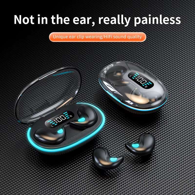 Trending Sports Headset Handsfree Audifonos TWS Earbuds Gaming In-ear Headphones Hifi Stereo ENC Sleeping Wireless Earphones
