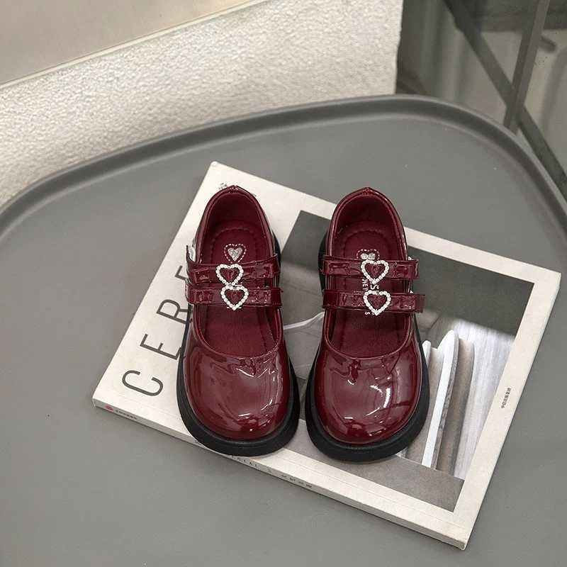 2025 Spring New Children Leather Shoes for Girls Fashion Korean Style Soft Princess Nonslip Elegant Mary Jane Wedding ShoesT251101